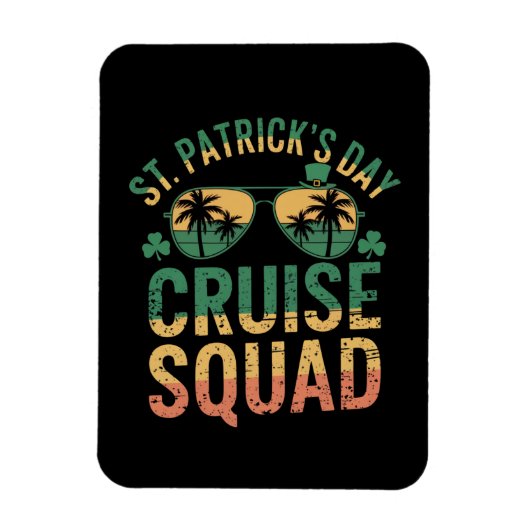 St Patrick's Day Cruise Squad Grappige Familie Mat Magneet (Verticaal)