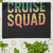 St Patrick's Day Cruise Squad Grappige Familie Mat Theedoek (Gevouwen)