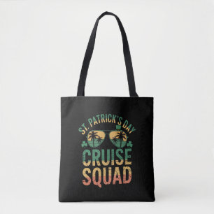 St Patrick's Day Cruise Squad Grappige Familie Mat Tote Bag