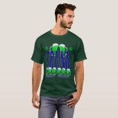St. Patrick's Day CRUNK - Dolle Dronken T-shirt (Voorkant volledig)