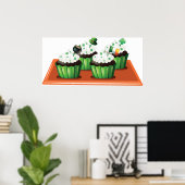 St Patricks Day Cupcakes Poster (Thuiskantoor)