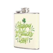 St. Patrick's Day Custom Flask Green Beer Mok Heupfles (Links)