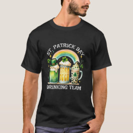 St. Patrick's Day Custom Funny T-shirt - Drink tea