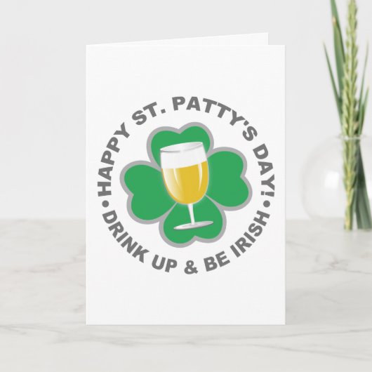 St. Patrick's Day custom wenskaart Kaart (Voorkant)