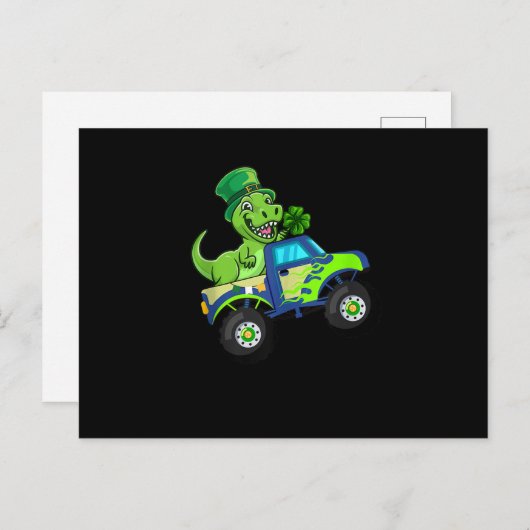 St Patricks Day Cute Briefkaart (Voorkant / Achterkant)