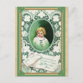  St. Patricks Day Cute Irish Baby Briefkaart (Voorkant)