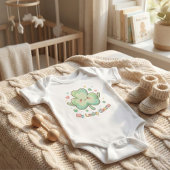 St. Patrick's Day Cute "My Lucky Charm" Clover Romper