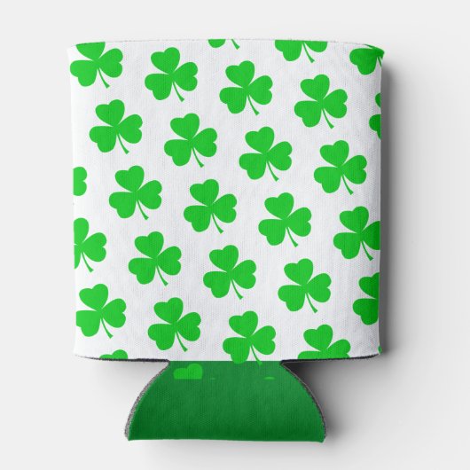 St. Patrick's Day Cute Panda Beer gepersonaliseerd Blikjeskoeler (Achterkant)