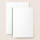 St. Patrick's Day Cute Shamrocks Folie Kaarten (Met envelop)