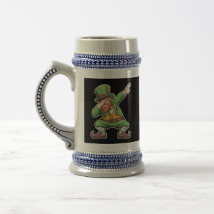 St. Patrick's Day Dab Dabbing Kabouter in het Groe Bierpul