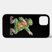 St. Patrick's Day Dab Dabbing Kabouter in het Groe Case-Mate iPhone Case (Achterkant (horizontaal))
