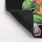 St Patricks Day Dab Dabbing Kabouter in het groen Muismat (Hoek)