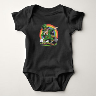 St. Patrick's Day Dabbing Kabouter Dab Dans Romper