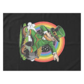 St Patricks Day Dabbing Kabouter Dab Dans Tafelkleed (Voorkant (Horizontaal))