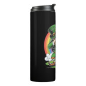 St Patricks Day Dabbing Kabouter Dab Dans  Thermosbeker (Gedraaid links)