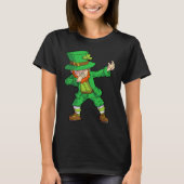 St Patricks Day Dabbing Leprechaun Irish Dab T-shirt (Voorkant)