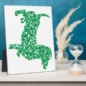 St. Patrick's Day Dachshund Fotoplaat (Zijkant)