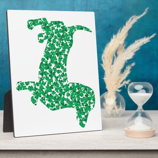 St. Patrick's Day Dachshund Fotoplaat (Zijkant)