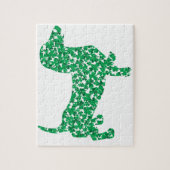 St. Patrick's Day Dachshund Legpuzzel (Verticaal)