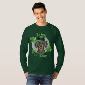St. Patrick's Day Dachshund T-shirt (Voorkant volledig)