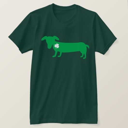 St. Patrick's Day Dachshund T-shirt (Design voorkant)