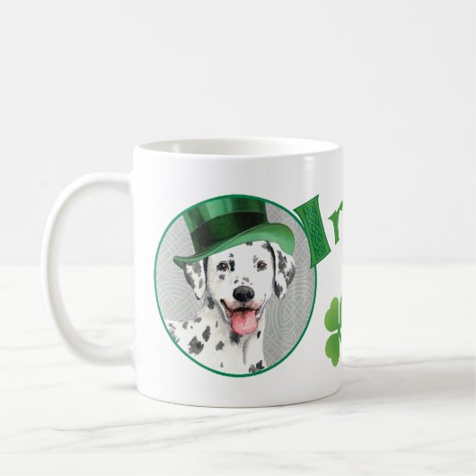 St. Patrick's Day Dalmatian Koffiemok (Links)