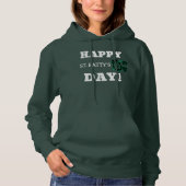 St. Patrick's Day Dames Basic Hoodie met capuchon (Voorkant)