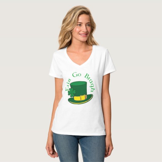 St Patrick's Day Dames T-Shirt (Voorkant volledig)