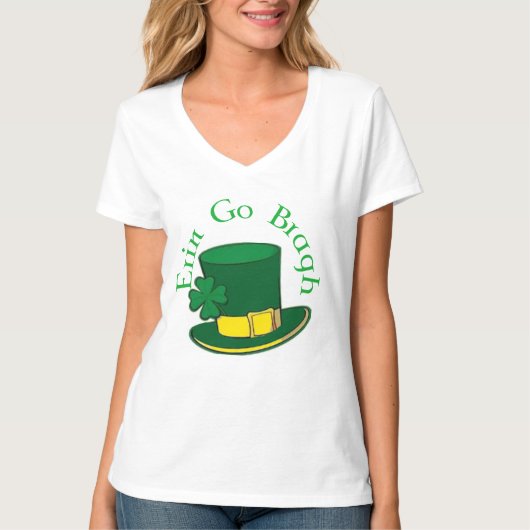 St Patrick's Day Dames T-Shirt (Voorkant)