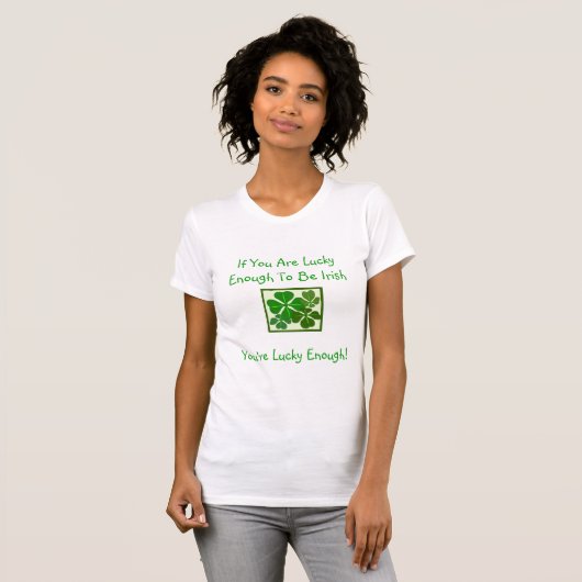 St Patrick's Day Dames T-Shirt (Voorkant volledig)