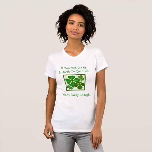 St Patrick's Day Dames T-Shirt (Voorkant volledig)