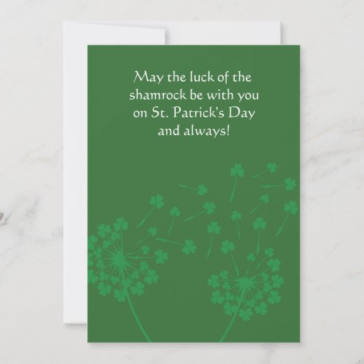 ST PATRICKS DAY Dancing Leprechauns met de hand ge Kaart (Achterkant)