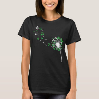 St Patricks Day Dandelion Shamrock Men T-shirt