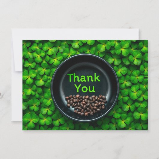 St. Patrick's Day dankkaart Feestdagenkaart (Voorkant)