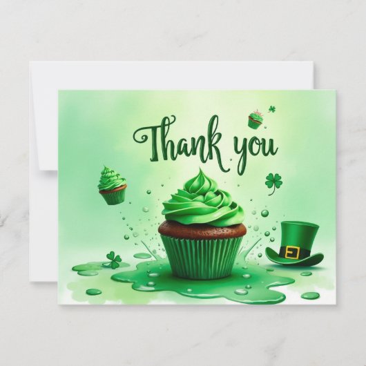 St. Patrick's Day dankkaart Feestdagenkaart (Voorkant)