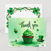 St. Patrick's Day dankkaart Feestdagenkaart (Voorkant / Achterkant)