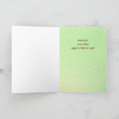 St. Patrick's Day Dansende Lass Pot of Gold Kaart (Binnen)