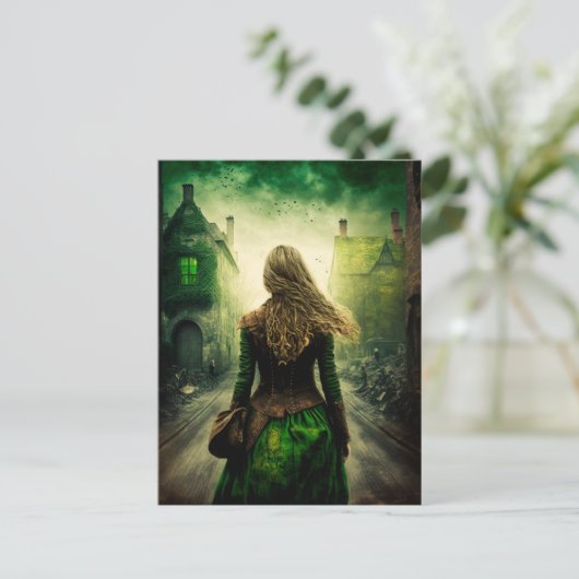 St. Patrick's Day Dark Fantasy Briefkaart (Staand voorkant)