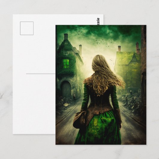 St. Patrick's Day Dark Fantasy Briefkaart (Voorkant / Achterkant)
