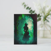 St. Patrick's Day Dark Fantasy Feestdagenkaart (Staand voorkant)