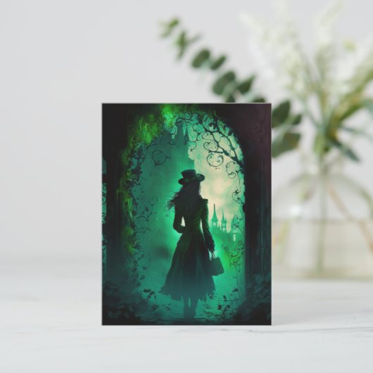 St. Patrick's Day Dark Fantasy Feestdagenkaart (Staand voorkant)