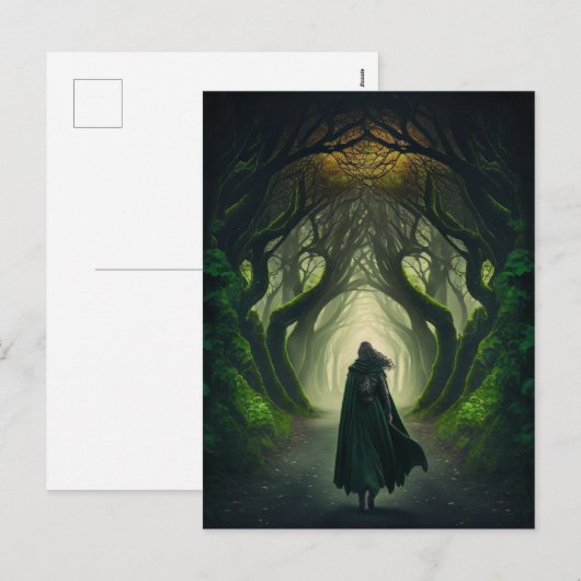 St. Patrick's Day Dark Fantasy Feestdagenkaart (Voorkant / Achterkant)