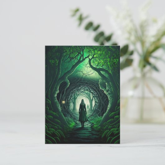 St. Patrick's Day Dark Fantasy Feestdagenkaart (Staand voorkant)