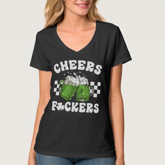 St Patricks Day Day Drinking Beer Mugs Men Women T-shirt (Voorkant)