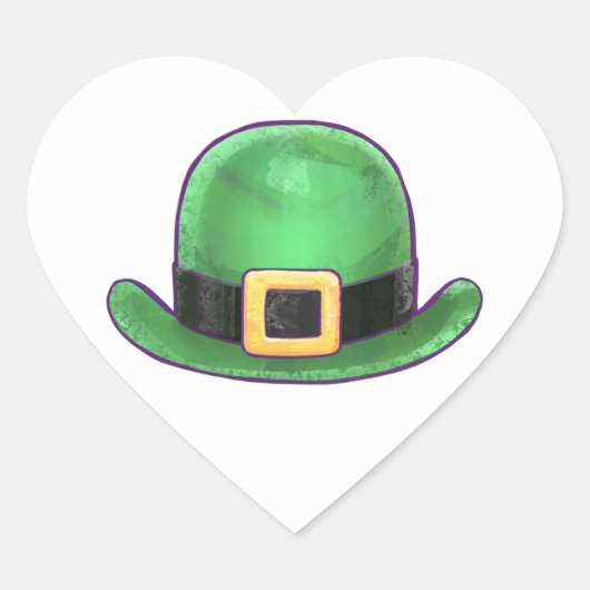 St. Patricks Day Derby Pet Hart Sticker (Voorkant)