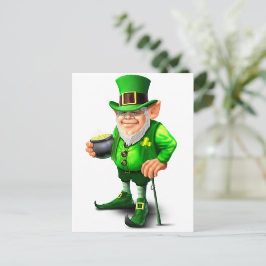 St Patrick's Day design Briefkaart (Staand voorkant)
