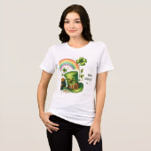 ST PATRICK'S DAY DESIGN T.SHIRT Tri-Blend SHIRT (Voorkant volledig)