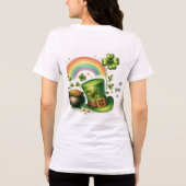 ST PATRICK'S DAY DESIGN T.SHIRT Tri-Blend SHIRT (Achterkant)