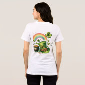 ST PATRICK'S DAY DESIGN T.SHIRT Tri-Blend SHIRT (Achterkant volledig)