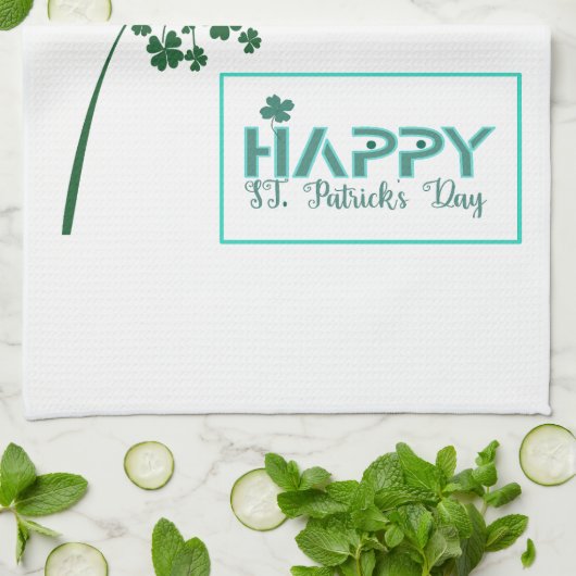 St. Patrick's Day Design Theedoek (Gevouwen)